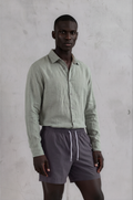 LINEN shirt unissex GREEN