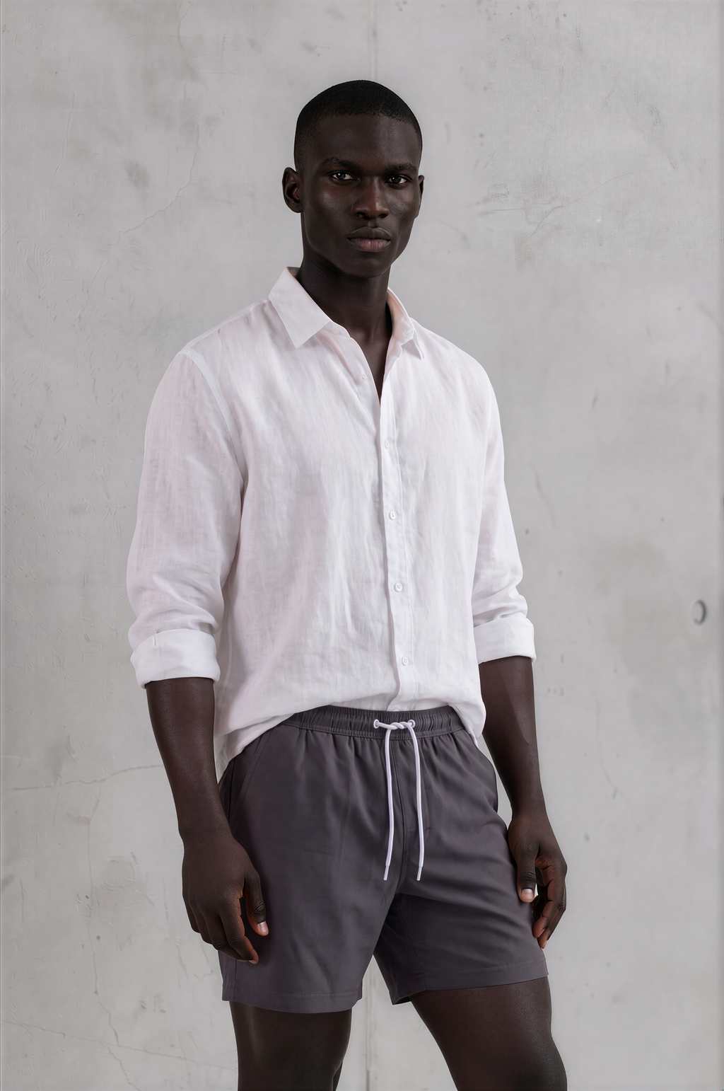 LINEN shirt unissex WHITE