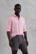 LINEN shirt unissex PINK